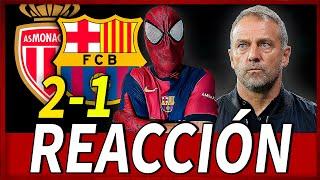 ¡SPIDERCULE REACCIONA a LA DOLOROSA DERROTA del BARÇA en CHAMPIONS ante el MÓNACO 2-1!