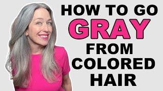 8 Best Ways To Go Gray from Dyed Hair