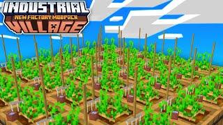 INTELLIGENT COLONISTS & FARMING! EP10 | Minecraft Industrial Village [Modded Questing Factory]