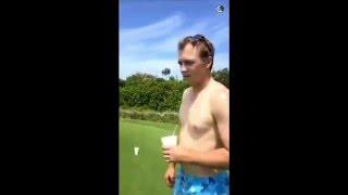 Jordan Spieth does an amazing David Feherty impression