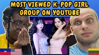 REACTION TO Most Viewed Kpop Girl Group On YouTube (total View) | March 2025 | FIRST TIME WATCHING