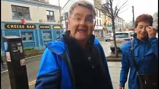 CHAP WITH GROOVY GLASSES TELLS NIALL MCCONNELL HE'S ALL FOR OPEN BORDERS IN DONEGAL IRELAND