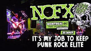 NOFX - It's My Job To Keep Punk Rock Elite @ Parc Olympique, Montreal QC - 2024-08-25 * FINAL TOUR