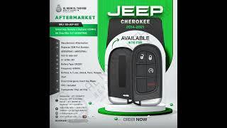 2014-2021 Jeep Cherokee Smart Key Remote 4 Buttons 433MHz 4A Chip Chip GQ4-54T 68105078AC.