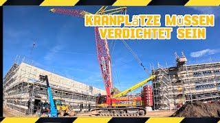 Kranplätze müssen verdichtet werden |Eine Woche Bau 53|