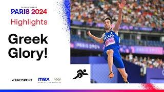 Greece's Miltiadis Tentoglou retains his Olympic title in the men's long jump  | #Paris2024