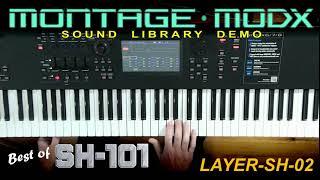 Sound Library  for Yamaha MONTAGE 6/7/8 - MODX 6/7/8 • "Best of SH-101"