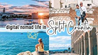 a day in the life in Split, Croatia digital nomad life in Europe ️