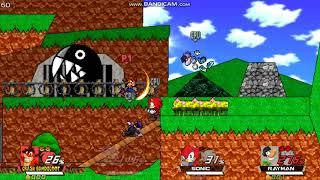 Super Smash Bros. Crusade/CMC+ -  Crash Bandicoot(Me) Vs. Mario Vs. Sonic Vs. Rayman