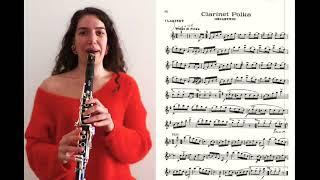 Clarinet Polka (with the score)