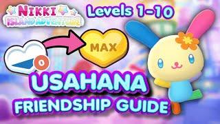 USAHANA FRIENDSHIP & IMAGINATION CAFE GUIDE | Friendship Levels 1-10