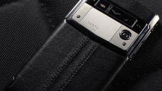 Vertu Signature Touch is hand-made from titanium, sapphire and various real leathers