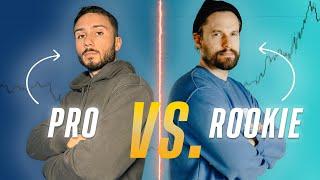 Pro Day Trader vs. Amateur Head-to-Head CHALLENGE | Carmine Rosato