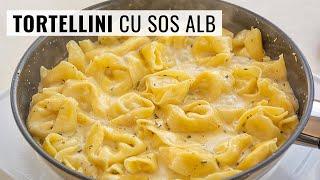 Masa e gata în 15 minute cu rețeta mea de tortellini cu sos alb! 