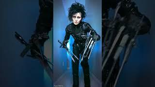 My Edward Scissorhands Cosplay ️  How-To make this costume on my channel! #johnnydepp