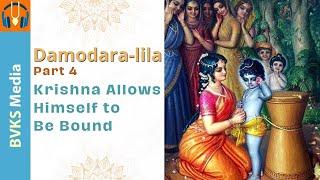 Damodara-lila, Part 4, Krishna Allows Himself to Be Bound