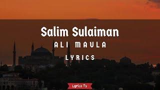 Ali Maula - Kurbaan - (Lyrics)  - Lyrico TV Asia