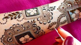 Latest Trending Intricate Flower Mehndi Design 2025 ll Stylish Front Hand Mehndi Design ll Mehandi