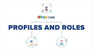 Permit and restrict data sharing and feature access for Zoho CRM | Profiles and Roles