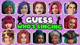 Guess Who's SINGING  Descendants: The Rise of Red ️ Red, Mal, Chloe, Uliana, Evie, Carlos, Jay...