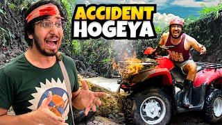 Accident HoGya Quad Bike Par  | Bali Ma Iphone Gum Ho Gya