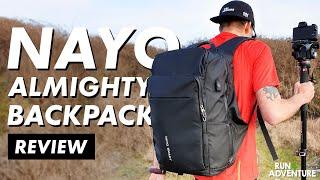 NAYO ALMIGHTY FUNCTIONAL BACKPACK Review | Backpacks for Content Creators & Runners | Run4Adventure