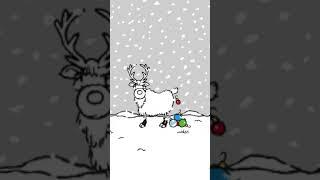 Reindeer Surprise  #shorts #comedy#holidays #animation #reindeer #santa #snow #ornaments