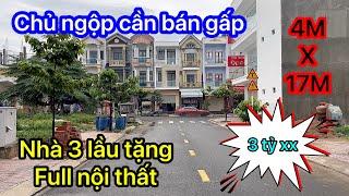 Bán nhà phố giá rẻ TP. Thuận An | chủ ngộp giá nào cũng bán | 4M x 17M nhà mới xây quá đẹp