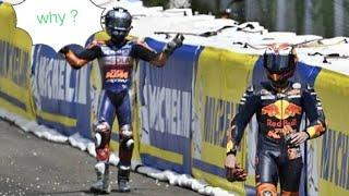 Crash Miguel Oliveira ANGRY !!! Austrian GP