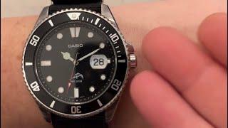 Casio Duro Mod: Making the Date window BIGGER! - MDV 106, I LOVE THIS MOD!