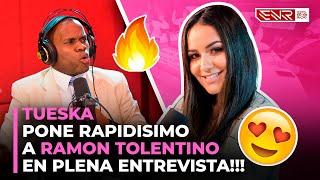 TUESKA PONE RAPIDISIMO A RAMON TOLENTINO EN PLENA ENTREVISTA!!!