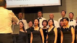 The Chinese Christian Choir “Amazing Grace” performs at White Rock Baptist Church, Sept 13, 2024