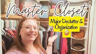 Master Bedroom MAJOR Closet Declutter & Organization #declutter #organization #home