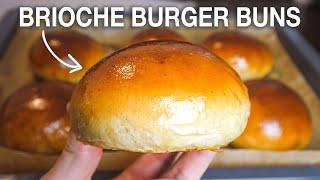 Die PERFEKTEN BURGER BUNS selber machen | Brioche Bun Rezept