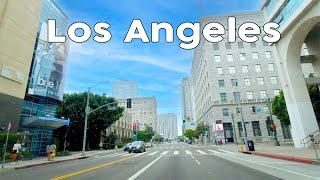 Virtual Driving Tour: Downtown Los Angeles to Freeway I-110 South | Los Angeles Exploration 2023