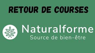 Mes achats sur le site Naturalforme