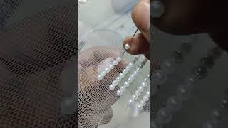 3D embroidered luxury fabric #youtubeshorts #shorts #shortvideos #viral #viralvideo #embroidery