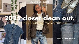 Closet Clean Out 2025 | satisfying wardrobe reset + deep clean! 