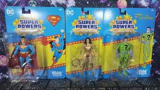 McFarlane Super Powers Superman,  Riddler & Wonder Woman Figure Review