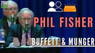 Buffett & Munger: Remembering Philip Fisher. | Berkshire Hathaway 2004【C:W.B Ep. 315】