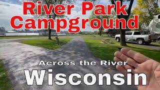 Michigan/Wisconsin Border Campground #gorving #camoing Menominee, Michigan