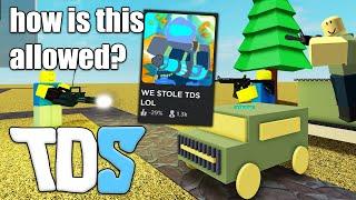 Tower Defense Simulator rip off games.. | ROBLOX