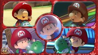 Mario Kart 8 Deluxe ⁴ᴷ Full Playthrough (200cc, All 12 Cups) Baby Mario gameplay