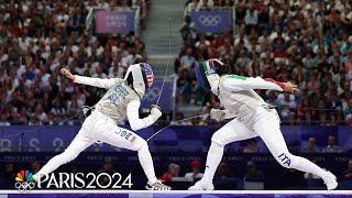 Team USA's Lee Kiefer dispatches Italy's Alice Volpi in individual foil semi | Paris Olympics