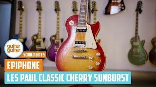 Epiphone Les Paul Classic Heritage Cherry Sunburst | NAMM 2020 | SOUNDBITES