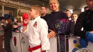 Lviv Open Cup 2018/03/24 Kumite Male 10-11 years 44+ kg Tarasenko Artem Bronze Medal Tigrenok