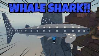 I CAUGHT THE NEW WHALE SHARK IN FISCH NEWEST UPDATE!! (Roblox)