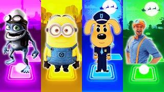 Crazy Frog - Minions - Sheriff Labrador - Blippi - Tiles Hop EDM Rush