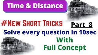 Time And Distance Short Tricks | Arithmetic Short Tricks | Train Maths Short Tricks | full Concept