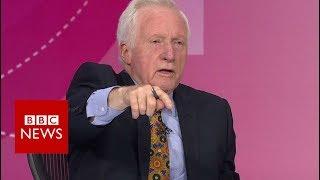 Question Time host Dimbleby boots out audience member - BBC News